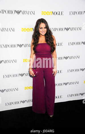 Madison Pettis assiste à la Teen Vogue Young Hollywood Party question le 2 octobre 2015 à Beverly Hills, Californie. Banque D'Images