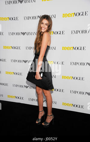 Kaia Gerber assiste à la Teen Vogue Young Hollywood Party question le 2 octobre 2015 à Beverly Hills, Californie. Banque D'Images