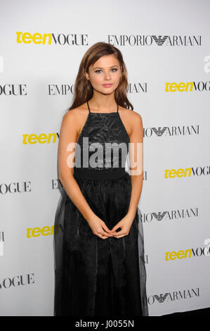 Stefanie Scott assiste à la Teen Vogue Young Hollywood Party question le 2 octobre 2015 à Beverly Hills, Californie. Banque D'Images