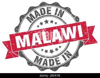 Faite au Malawi joint rond Illustration de Vecteur