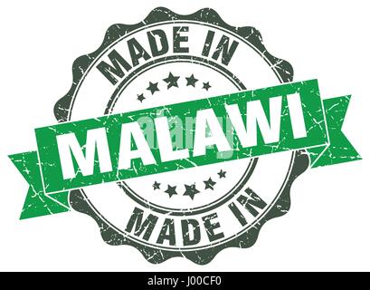Faite au Malawi joint rond Illustration de Vecteur