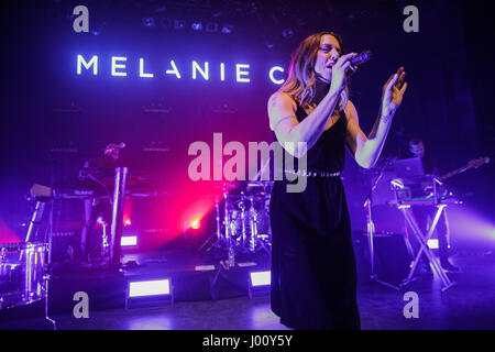 O2 Shepherd's Bush Empire, London, UK 8 avril 2017, Melanie C Melanie C L'exécution en concert à l'O2 Shepherd's Bush Empire, Crédit : Richard Soans/Alamy Live News Banque D'Images