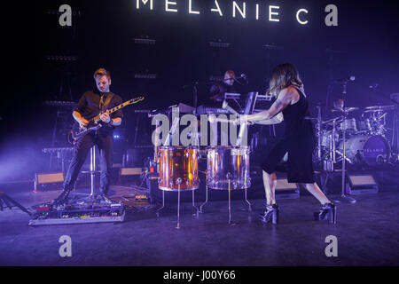 O2 Shepherd's Bush Empire, London, UK 8 avril 2017, Melanie C Melanie C L'exécution en concert à l'O2 Shepherd's Bush Empire, Crédit : Richard Soans/Alamy Live News Banque D'Images