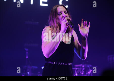 O2 Shepherd's Bush Empire, London, UK 8 avril 2017, Melanie C Melanie C L'exécution en concert à l'O2 Shepherd's Bush Empire, Crédit : Richard Soans/Alamy Live News Banque D'Images