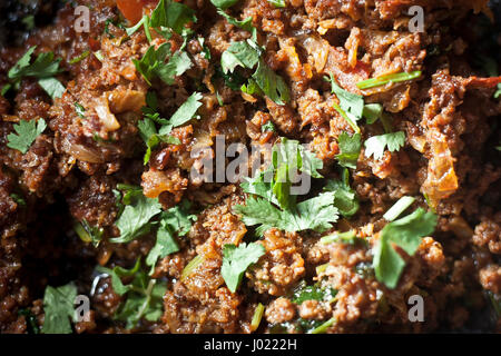 Kheema Mouton délicieux. Banque D'Images