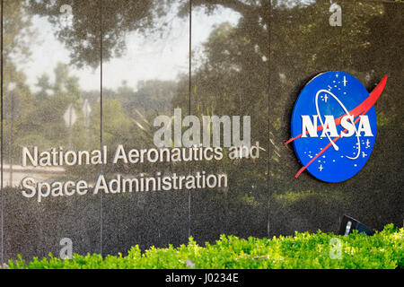 L'entrée de le Jet Propulsion Laboratory de la NASA dans La Canada (USA) Banque D'Images