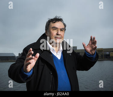 Portrait de Benjamin Stora 25/05/2015 ©Philippe MATSAS/Opale Banque D'Images