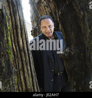 Portrait d'Alaa al Aswany (al Aswany) (El Aswany) 25/05/2015 ©Philippe MATSAS/Opale Banque D'Images