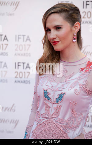 Dublin, Irlande. 8Th apr 2017. Ruth Bradley, à l'IFTA 2017 Cinéma & Drama Awards à la Chambre ronde de la Mansion House, Dublin, Irlande Samedi 8 Avril 2017. Credit : Doreen Kennedy/Alamy Live News Banque D'Images