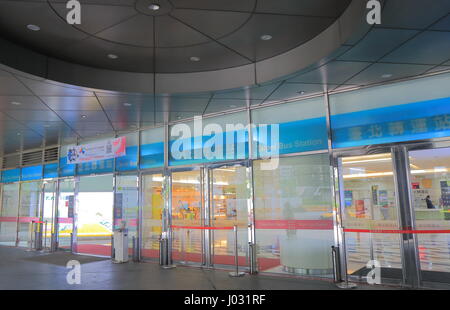 Terminal de bus longue distance de Taipei à Taipei à Taiwan. Banque D'Images