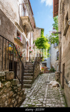 Santo Stefano di Sessanio, Province de L'Aquila, Abruzzes (Italie) Banque D'Images