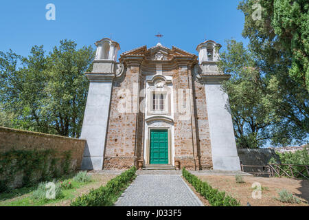 L'église Madonna del Monte, Sutri, Province de Viterbe, Latium (Italie) Banque D'Images