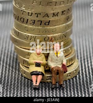 Couple retraité Banque D'Images