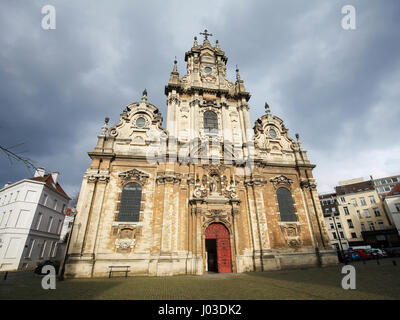 L'église de Saint Jean-Baptiste au béguinage est une église paroissiale catholique située à Bruxelles, Belgique Banque D'Images