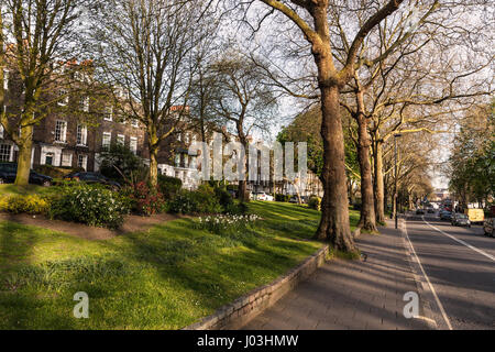 Grove Terrasse, Dartmouth Park, off road, Highgate Highgate, Londres, Angleterre, SW5 1PL, UK. Banque D'Images