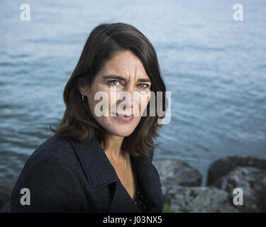 Portrait d'Esther Freud 05/09/2015 ©Philippe MATSAS/Opale Banque D'Images