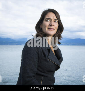 Portrait d'Esther Freud 05/09/2015 ©Philippe MATSAS/Opale Banque D'Images