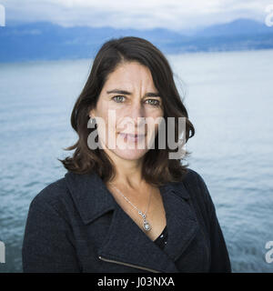 Portrait d'Esther Freud 05/09/2015 ©Philippe MATSAS/Opale Banque D'Images