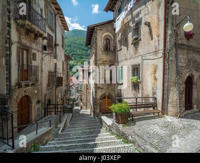 Scanno, Province de L'Aquila, Abruzzes (Italie) Banque D'Images