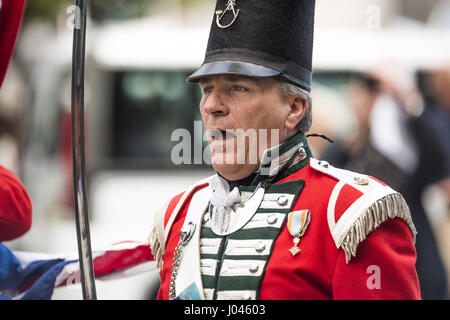 Gibraltar Reenactment Militaire Banque D'Images