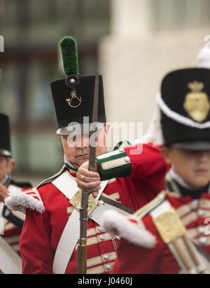 Gibraltar Reenactment Militaire Banque D'Images