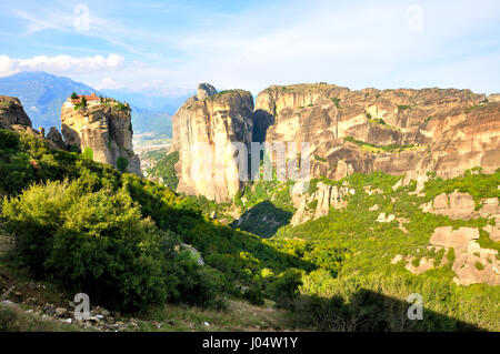 Monastères des Météores (situé au nord de la Grèce dans la région de Thessalie Banque D'Images