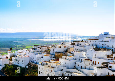 Vejer de la Frontera, les villages blancs d'Andalousie, Villages Blancs, province de Cadix, Espagne Banque D'Images