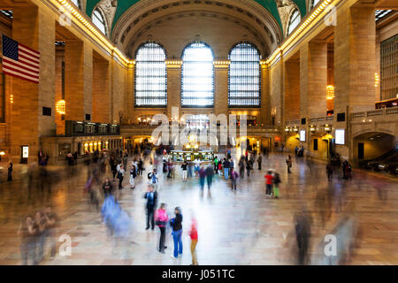 Hall principal à Grand Central Terminal Manhattan New York à l'intérieur de l'intérieur du bâtiment Grand Central Station New York Grand Central Station NYC Banque D'Images