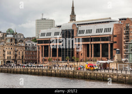 Le palais de justice à quai,Newcastle Upon Tyne, Angleterre, Royaume-Uni Banque D'Images