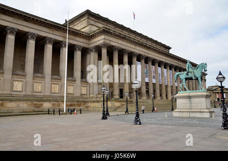 St George's Hall le à Liverpool Lime Street. La salle contient une salle de concert et l'ancien palais de justice Banque D'Images