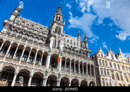 De style néo-gothique, maison du roi (Musée de la ville de Bruxelles) en Europe centrale, Bruxelles, Belgique Banque D'Images