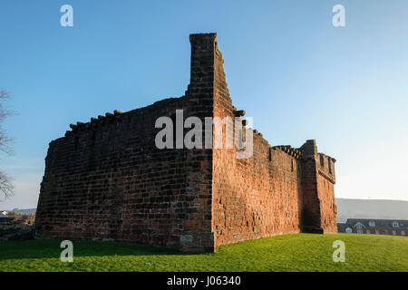 Ruines du château de Penrith Banque D'Images