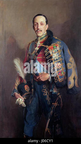 Alfonso XIII con uniforme de húsar (Museo Nacional Centro de Arte Reina Sofía) Banque D'Images