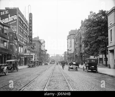 Euclid Avenue et 105th Street, Cleveland, Ohio, USA, Detroit Publishing Company, 1910 Banque D'Images
