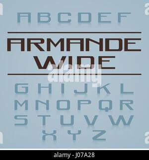 Armande Font Lettres Alphabet Illustration de Vecteur