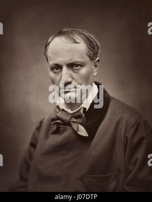 Étienne Carjat, Portrait de Charles Baudelaire, vers 1862 Banque D'Images