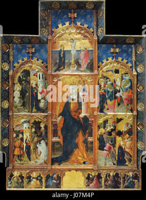 Gonçal Peris Sarrià - Retable de saint Barbara - Banque D'Images