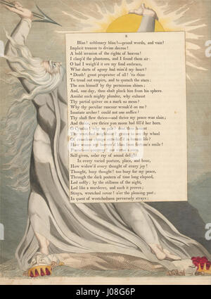 William Blake - Young's nuit pensées, page 8, la mort ! Grand propriétaire de tous ! - Banque D'Images