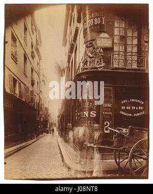 Jean Eugène Auguste Atget - Rue des Nonnains d'Hyères - Banque D'Images