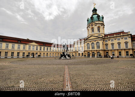 Schloss Charlottenburg, Palace, Charlottenburg, Berlin ouest, l'Allemagne, le château de Charlottenburg, Berlin, Allemagne Banque D'Images