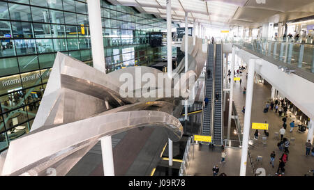 London Heathrow Airport Terminal 2 Banque D'Images