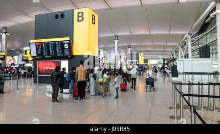 London Heathrow Airport Terminal 2 Banque D'Images