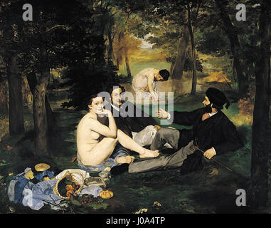 Édouard Manet - Le Déjeuner sur l'herbe Banque D'Images