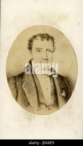 Aimé Bonpland (1773-1858) est un botaniste et explorateur français. Né à la Rochelle, il est surtout connu pour ses nombreuses expéditions botaniques en Amérique du Sud aux côtés d'Alexander von Humboldt. Leur travail collaboratif a mené à des contributions significatives à la science botanique, en particulier à l'étude de la flore tropicale. Banque D'Images