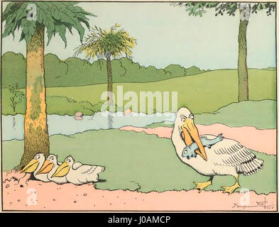 « Les petites misères de la vie des animaux » de Rabier est une œuvre satirique qui dépeint avec humour des animaux confrontés à des luttes quotidiennes. Cette série d'illustrations est marquée par l'esprit et l'humour observationnel. Banque D'Images