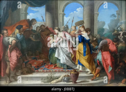 Salomon et la reine de Saba E28093 E28093 Nicolas Vleughels Musée du Louvre, RF 1994-412 E28093 Q19307619 Banque D'Images