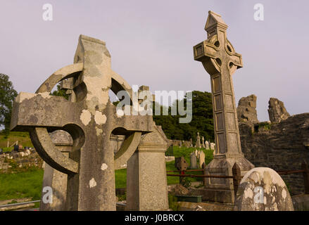 DONEGAL, IRLANDE - Ruines dans le Couvent de Donegal, dans le comté de Donegal. Banque D'Images