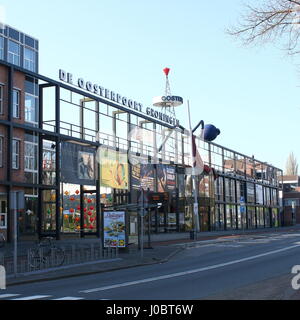 Centre culturel De Oosterpoort, Groningen, Pays-Bas. Musique et arts du spectacle, scène principale du festival Eurosonic Noorderslag (janvier). Banque D'Images