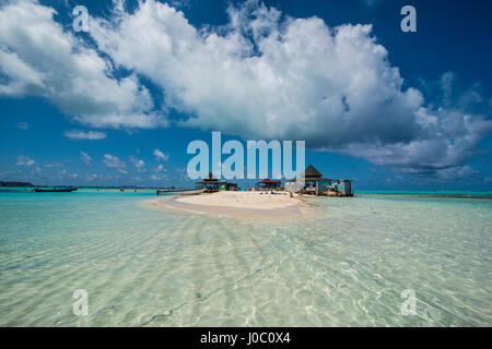 Belle île, El Acuario, San Andres, mer des Caraïbes, la Colombie Banque D'Images