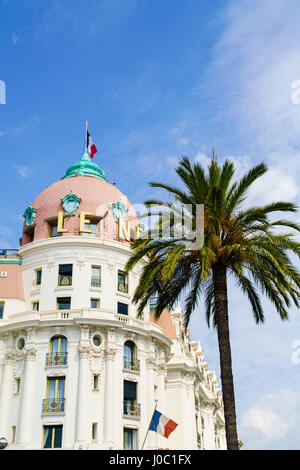 Hôtel Negresco, Nice, Alpes Maritimes, Côte d'Azur, Provence, France Banque D'Images